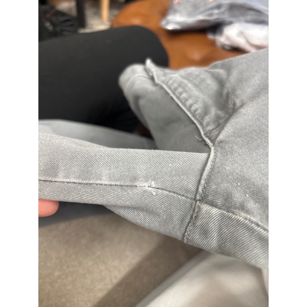 Kennedy Denim Co Mens Grey Chino Pants Size 32 Made in USA Cotton Lycra Blend - Picture 7 of 7